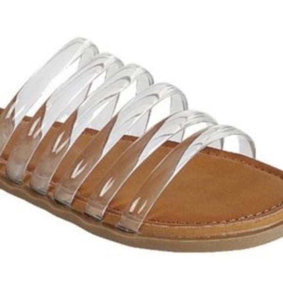 !!LAST ONE SIZE 8.5!! “CLARITY" Sandals - Clear - Picture 5 of 5